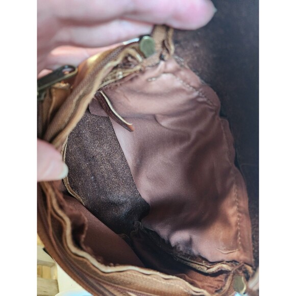 Vintage Distressed Tan Leather Fanny Pack Waist Belt Bag Adjustable Cambodia - Picture 4 of 16